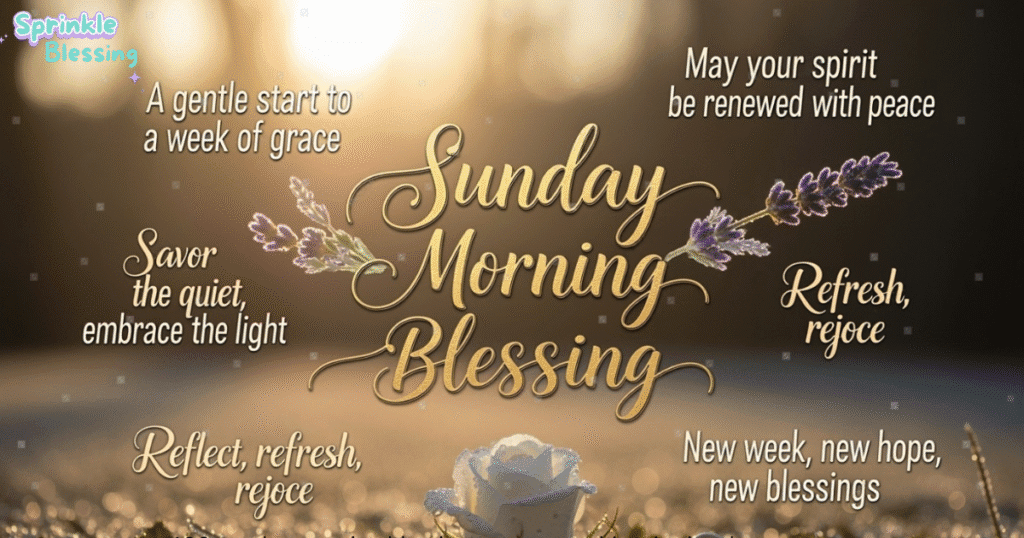100+ Sunday Morning Blessings, Prayers inspirtaion quotes