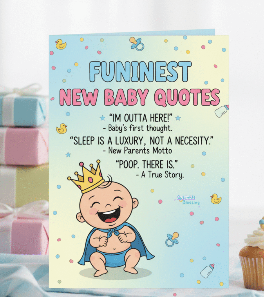 Funniest New Baby Quotes & Baby Shower Messages for 2025