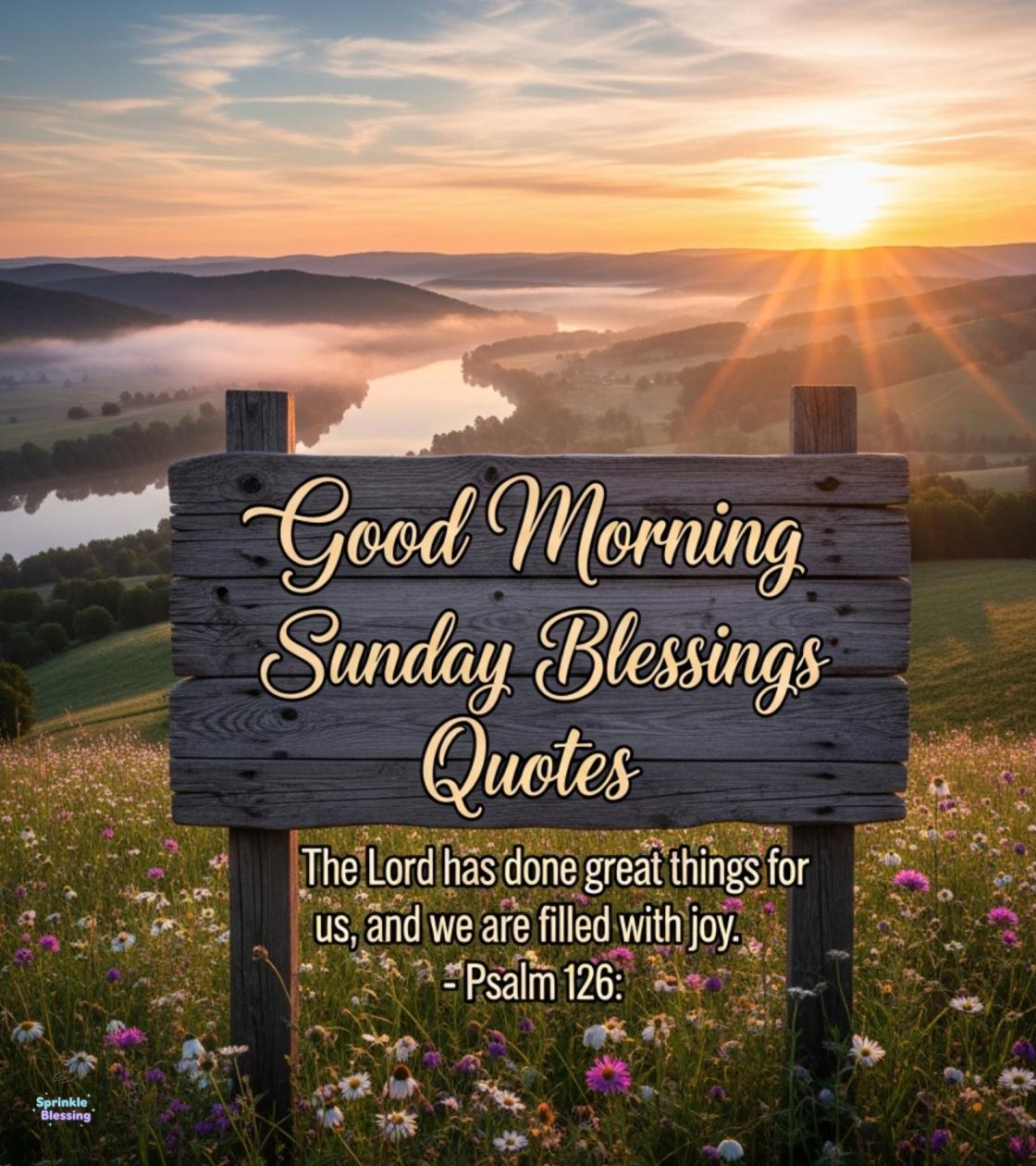 Sunday Good Morning wishes