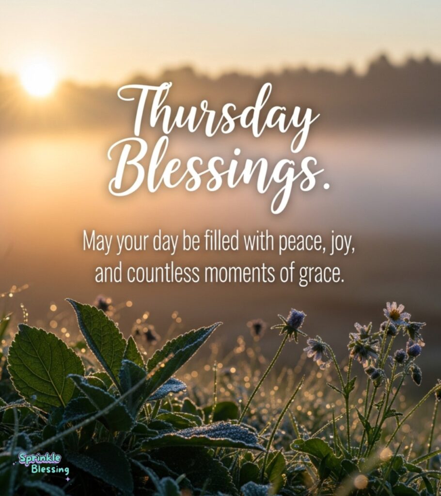 100+ Good Morning Thursday Blessings, Greetings