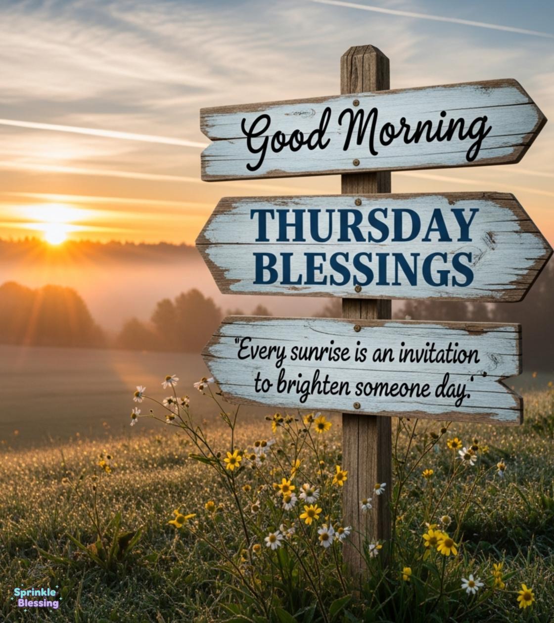Good Morning Thursday Wishes